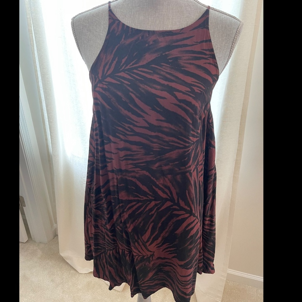 Vans brand palm print dress